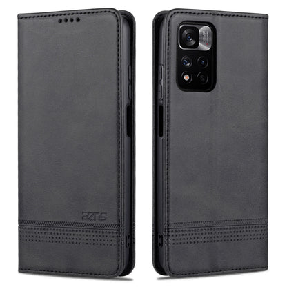 AZNS Magnetic Calf Texture Leather Phone Case, For vivo Y76s / Y74s, For Honor Play 30 Plus, For Redmi Note 11 4G Overseas Version / Note 11S, For Redmi Note 11 Pro Overseas Version