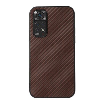 Accurate Hole Carbon Fiber Texture Shockproof Case, For Xiaomi Redmi Note 11 4G Global / Note 11S, For Xiaomi Redmi Note 11 Pro Global