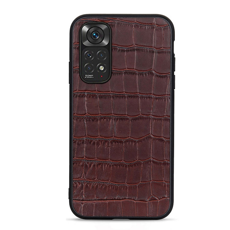 Crocodile Texture Leather Shockproof Phone Case, For Xiaomi Redmi Note 11 4G Global / Note 11S, For Xiaomi Redmi Note 11 Pro Global