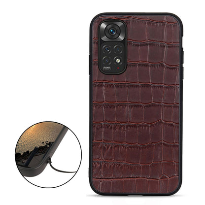 Crocodile Texture Leather Shockproof Phone Case, For Xiaomi Redmi Note 11 4G Global / Note 11S, For Xiaomi Redmi Note 11 Pro Global