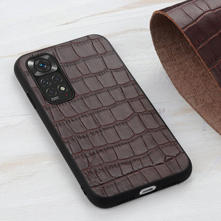 Crocodile Texture Leather Shockproof Phone Case, For Xiaomi Redmi Note 11 4G Global / Note 11S, For Xiaomi Redmi Note 11 Pro Global
