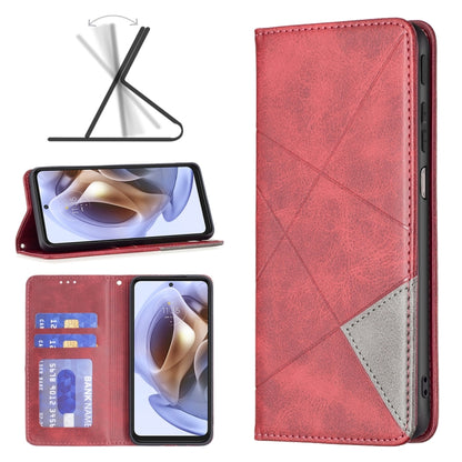 Prismatic Invisible Magnetic Leather Phone Case, For Motorola Moto G31 / G41  Side Fingerprint Version, For OPPO A36 / Realme 9i, For OPPO Realme 9 Pro+, For Xiaomi Redmi Note 11 International Version, For Samsung Galaxy A23 5G
