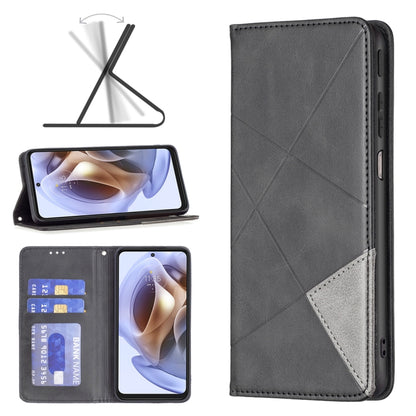 Prismatic Invisible Magnetic Leather Phone Case, For ZTE Blade A51, For ZTE Blade A71, For Motorola Moto G31 / G41 Side Fingerprint Version, For Nokia G21 / G11