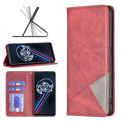 Prismatic Invisible Magnetic Leather Phone Case, For Motorola Moto G31 / G41  Side Fingerprint Version, For OPPO A36 / Realme 9i, For OPPO Realme 9 Pro+, For Xiaomi Redmi Note 11 International Version, For Samsung Galaxy A23 5G