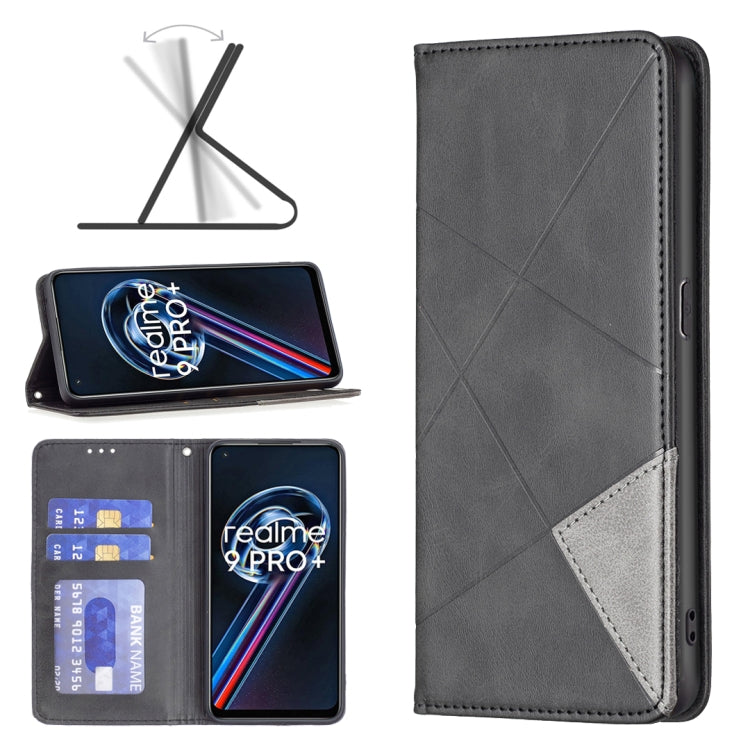 Prismatic Invisible Magnetic Leather Phone Case, For Motorola Moto G31 / G41  Side Fingerprint Version, For OPPO A36 / Realme 9i, For OPPO Realme 9 Pro+, For Xiaomi Redmi Note 11 International Version, For Samsung Galaxy A23 5G