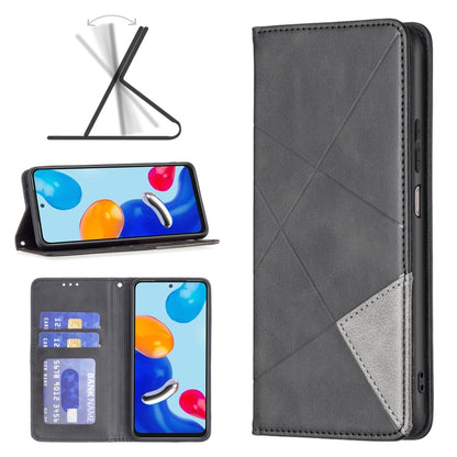 Prismatic Invisible Magnetic Leather Phone Case, For Motorola Moto G31 / G41  Side Fingerprint Version, For OPPO A36 / Realme 9i, For OPPO Realme 9 Pro+, For Xiaomi Redmi Note 11 International Version, For Samsung Galaxy A23 5G