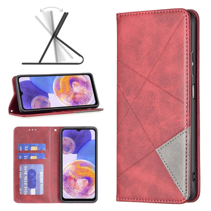 Prismatic Invisible Magnetic Leather Phone Case, For Motorola Moto G31 / G41  Side Fingerprint Version, For OPPO A36 / Realme 9i, For OPPO Realme 9 Pro+, For Xiaomi Redmi Note 11 International Version, For Samsung Galaxy A23 5G