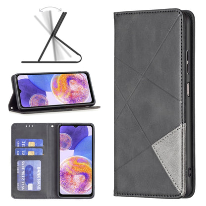 Prismatic Invisible Magnetic Leather Phone Case, For Motorola Moto G31 / G41  Side Fingerprint Version, For OPPO A36 / Realme 9i, For OPPO Realme 9 Pro+, For Xiaomi Redmi Note 11 International Version, For Samsung Galaxy A23 5G