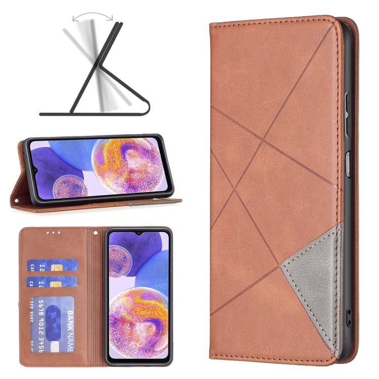 Prismatic Invisible Magnetic Leather Phone Case, For Motorola Moto G31 / G41  Side Fingerprint Version, For OPPO A36 / Realme 9i, For OPPO Realme 9 Pro+, For Xiaomi Redmi Note 11 International Version, For Samsung Galaxy A23 5G