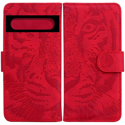 Tiger Embossing Pattern Horizontal Flip Leather Phone Case, For Google Pixel 7 Pro 5G, For Google Pixel 7 5G, For Motorola Moto G31 4G(Brazil ), For OPPO A16K