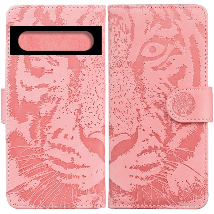 Tiger Embossing Pattern Horizontal Flip Leather Phone Case, For Google Pixel 7 Pro 5G, For Google Pixel 7 5G, For Motorola Moto G31 4G(Brazil ), For OPPO A16K