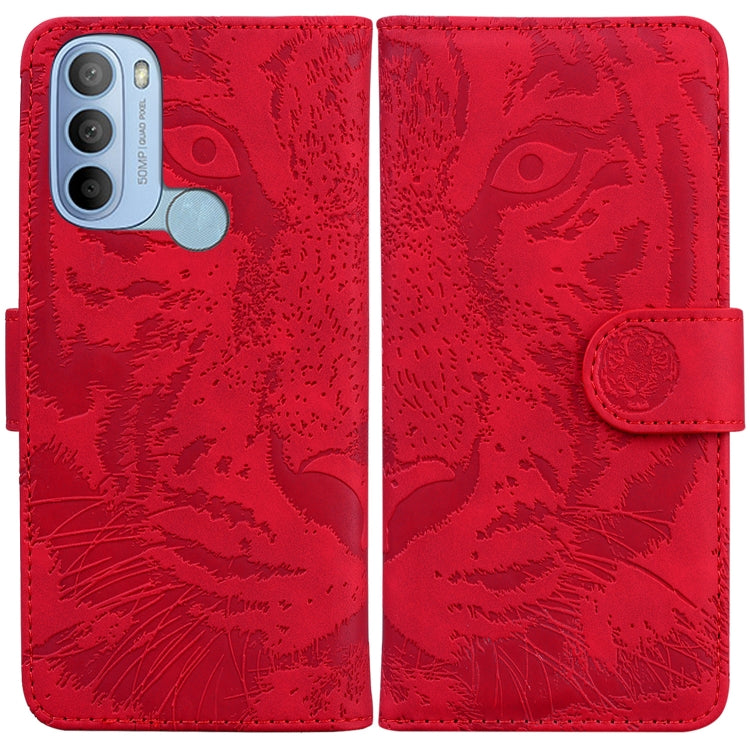 Tiger Embossing Pattern Horizontal Flip Leather Phone Case, For Google Pixel 7 Pro 5G, For Google Pixel 7 5G, For Motorola Moto G31 4G(Brazil ), For OPPO A16K