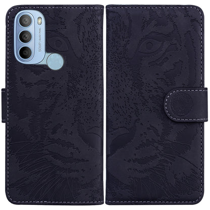 Tiger Embossing Pattern Horizontal Flip Leather Phone Case, For Google Pixel 7 Pro 5G, For Google Pixel 7 5G, For Motorola Moto G31 4G(Brazil ), For OPPO A16K