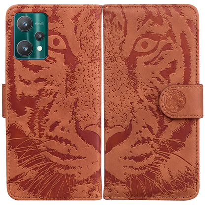 Tiger Embossing Pattern Horizontal Flip Leather Phone Case, For OPPO Realme 9 Pro, For OPPO Realme 9 Pro+, For OPPO Realme 9i / A76 / A36, For OPPO Reno7 5G Taiwan Version/Find X5 Lite