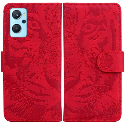 Tiger Embossing Pattern Horizontal Flip Leather Phone Case, For OPPO Realme 9 Pro, For OPPO Realme 9 Pro+, For OPPO Realme 9i / A76 / A36, For OPPO Reno7 5G Taiwan Version/Find X5 Lite