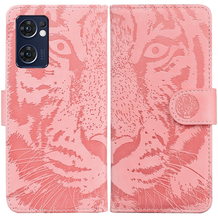 Tiger Embossing Pattern Horizontal Flip Leather Phone Case, For OPPO Realme 9 Pro, For OPPO Realme 9 Pro+, For OPPO Realme 9i / A76 / A36, For OPPO Reno7 5G Taiwan Version/Find X5 Lite