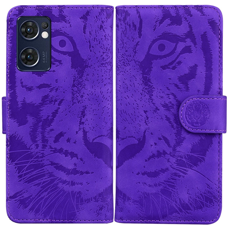 Tiger Embossing Pattern Horizontal Flip Leather Phone Case, For OPPO Realme 9 Pro, For OPPO Realme 9 Pro+, For OPPO Realme 9i / A76 / A36, For OPPO Reno7 5G Taiwan Version/Find X5 Lite