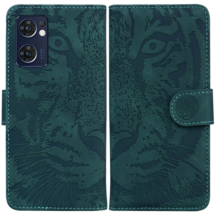 Tiger Embossing Pattern Horizontal Flip Leather Phone Case, For OPPO Realme 9 Pro, For OPPO Realme 9 Pro+, For OPPO Realme 9i / A76 / A36, For OPPO Reno7 5G Taiwan Version/Find X5 Lite