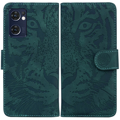 Tiger Embossing Pattern Horizontal Flip Leather Phone Case, For OPPO Realme 9 Pro, For OPPO Realme 9 Pro+, For OPPO Realme 9i / A76 / A36, For OPPO Reno7 5G Taiwan Version/Find X5 Lite