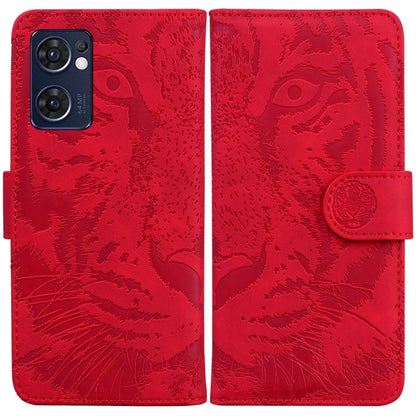 Tiger Embossing Pattern Horizontal Flip Leather Phone Case, For OPPO Realme 9 Pro, For OPPO Realme 9 Pro+, For OPPO Realme 9i / A76 / A36, For OPPO Reno7 5G Taiwan Version/Find X5 Lite
