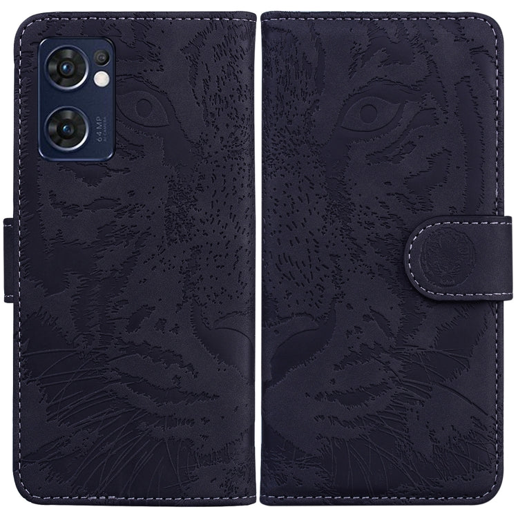 Tiger Embossing Pattern Horizontal Flip Leather Phone Case, For OPPO Realme 9 Pro, For OPPO Realme 9 Pro+, For OPPO Realme 9i / A76 / A36, For OPPO Reno7 5G Taiwan Version/Find X5 Lite