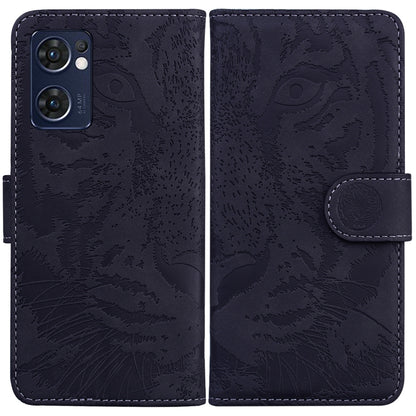 Tiger Embossing Pattern Horizontal Flip Leather Phone Case, For OPPO Realme 9 Pro, For OPPO Realme 9 Pro+, For OPPO Realme 9i / A76 / A36, For OPPO Reno7 5G Taiwan Version/Find X5 Lite