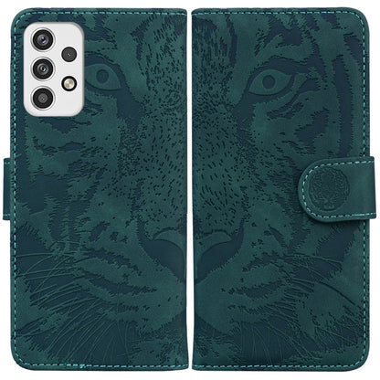 Tiger Embossing Pattern Horizontal Flip Leather Phone Case, For Samsung Galaxy A23, For ZTE Blade A52, For ZTE Blade A72 / V40 Vita