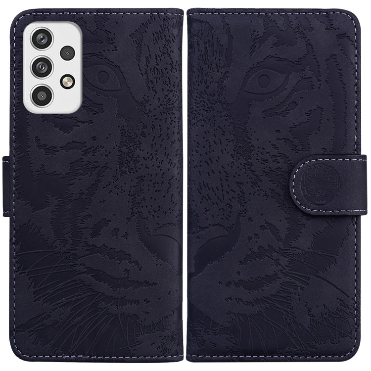 Tiger Embossing Pattern Horizontal Flip Leather Phone Case, For Samsung Galaxy A23, For ZTE Blade A52, For ZTE Blade A72 / V40 Vita
