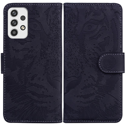 Tiger Embossing Pattern Horizontal Flip Leather Phone Case, For Samsung Galaxy A23, For ZTE Blade A52, For ZTE Blade A72 / V40 Vita