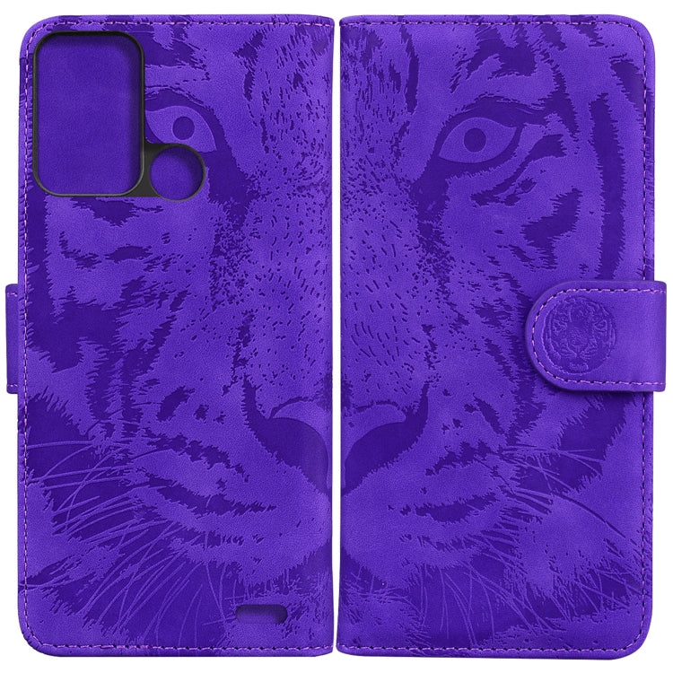 Tiger Embossing Pattern Horizontal Flip Leather Phone Case, For Samsung Galaxy A23, For ZTE Blade A52, For ZTE Blade A72 / V40 Vita