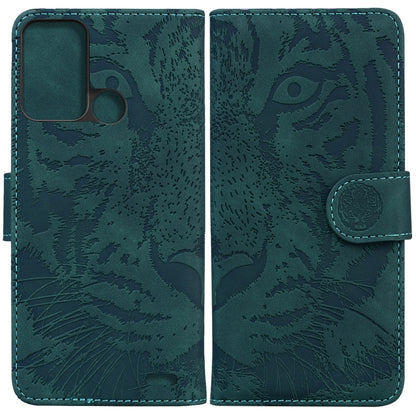 Tiger Embossing Pattern Horizontal Flip Leather Phone Case, For Samsung Galaxy A23, For ZTE Blade A52, For ZTE Blade A72 / V40 Vita