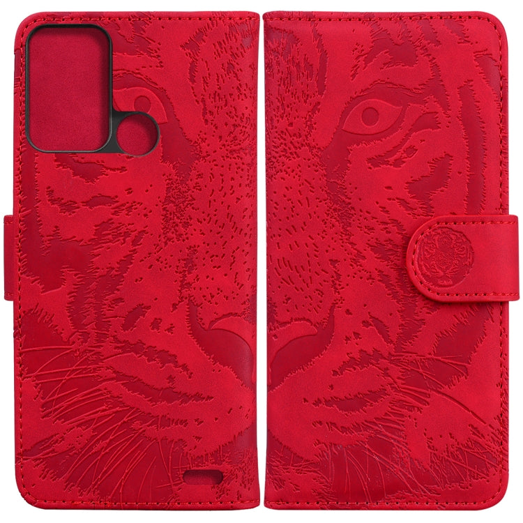 Tiger Embossing Pattern Horizontal Flip Leather Phone Case, For Samsung Galaxy A23, For ZTE Blade A52, For ZTE Blade A72 / V40 Vita