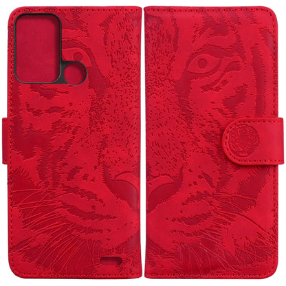Tiger Embossing Pattern Horizontal Flip Leather Phone Case, For Samsung Galaxy A23, For ZTE Blade A52, For ZTE Blade A72 / V40 Vita