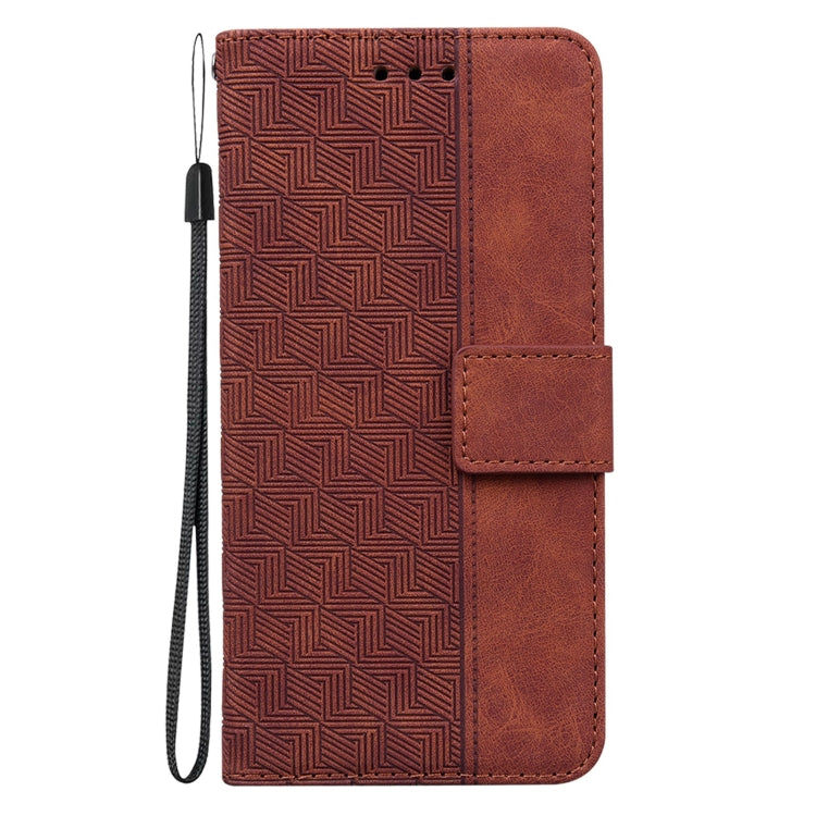 Geometric Embossed Leather Phone Case, For Xiaomi 12 / 12X, For Xiaomi 12 Pro, For Xiaomi Mi 10T Lite 5G, For Xiaomi Mi 10T Pro 5G / 10T 5G