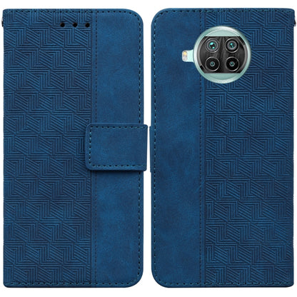 Geometric Embossed Leather Phone Case, For Xiaomi 12 / 12X, For Xiaomi 12 Pro, For Xiaomi Mi 10T Lite 5G, For Xiaomi Mi 10T Pro 5G / 10T 5G