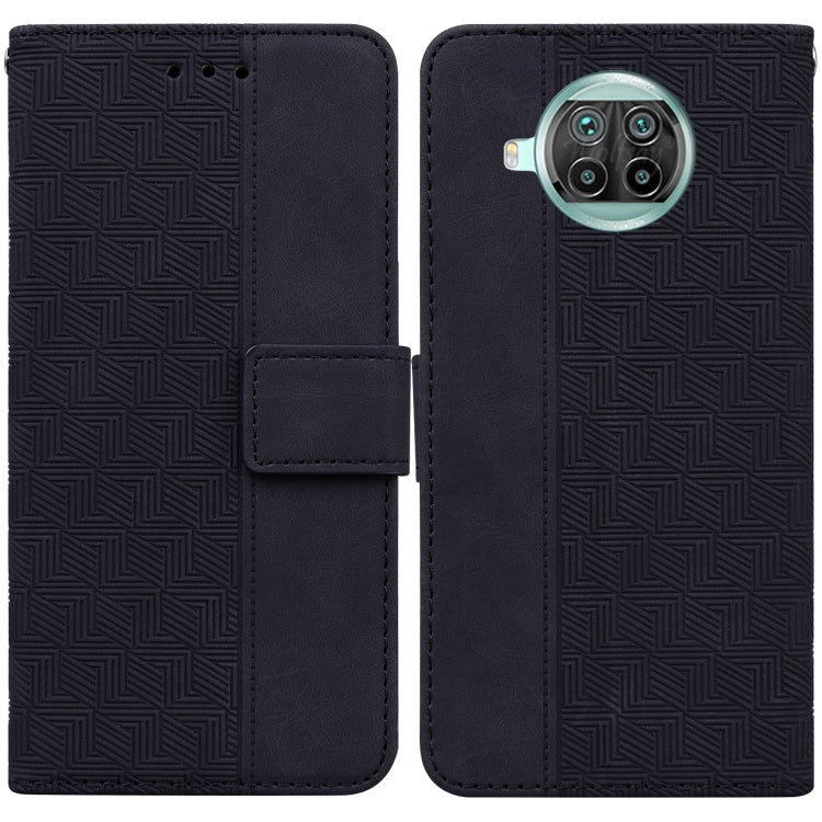 Geometric Embossed Leather Phone Case, For Xiaomi 12 / 12X, For Xiaomi 12 Pro, For Xiaomi Mi 10T Lite 5G, For Xiaomi Mi 10T Pro 5G / 10T 5G