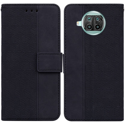 Geometric Embossed Leather Phone Case, For Xiaomi 12 / 12X, For Xiaomi 12 Pro, For Xiaomi Mi 10T Lite 5G, For Xiaomi Mi 10T Pro 5G / 10T 5G