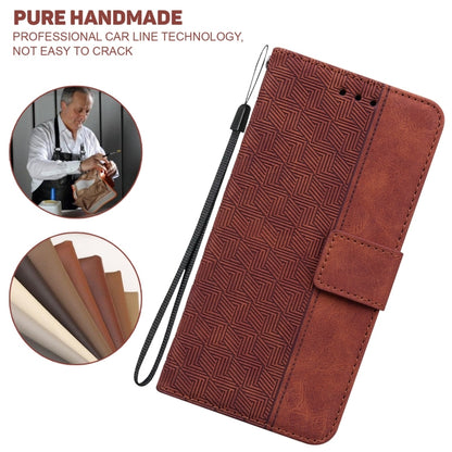 Geometric Embossed Leather Phone Case, For Xiaomi Redmi Note 9T / Note 9 5G, For Xiaomi Redmi Note 10 4G / Note 10S, For Xiaomi Redmi 8 / 8A, For Xiaomi Redmi 9 / 9 Prime / Poco M2