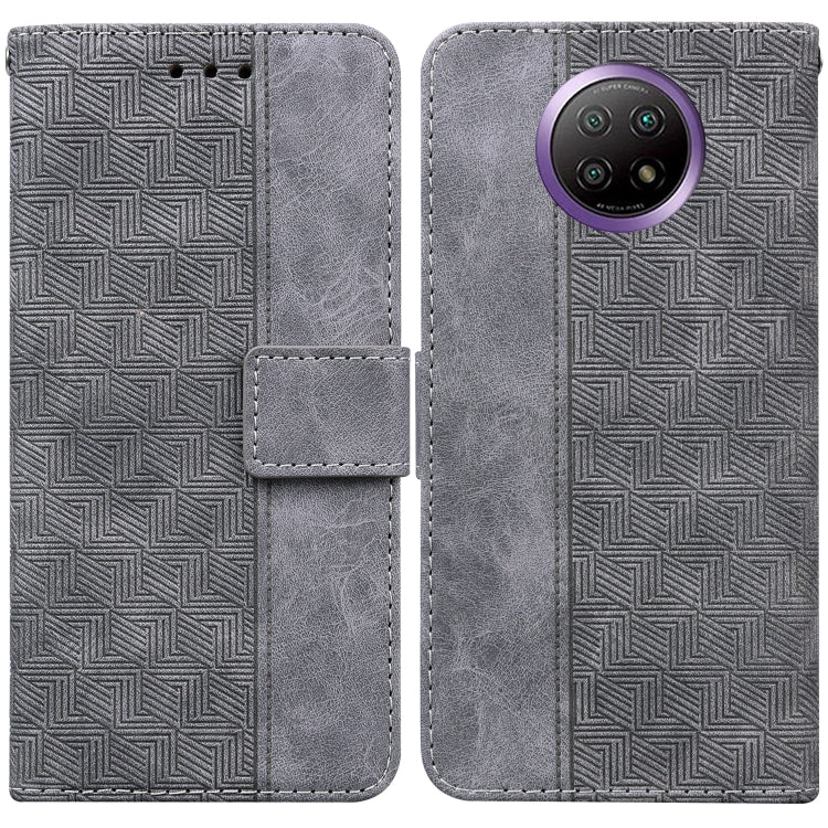 Geometric Embossed Leather Phone Case, For Xiaomi Redmi Note 9T / Note 9 5G, For Xiaomi Redmi Note 10 4G / Note 10S, For Xiaomi Redmi 8 / 8A, For Xiaomi Redmi 9 / 9 Prime / Poco M2