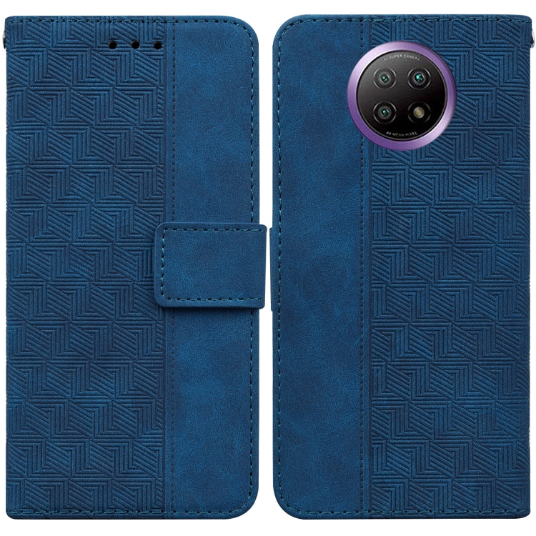 Geometric Embossed Leather Phone Case, For Xiaomi Redmi Note 9T / Note 9 5G, For Xiaomi Redmi Note 10 4G / Note 10S, For Xiaomi Redmi 8 / 8A, For Xiaomi Redmi 9 / 9 Prime / Poco M2