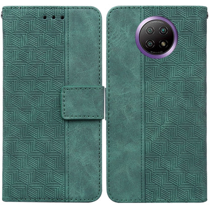 Geometric Embossed Leather Phone Case, For Xiaomi Redmi Note 9T / Note 9 5G, For Xiaomi Redmi Note 10 4G / Note 10S, For Xiaomi Redmi 8 / 8A, For Xiaomi Redmi 9 / 9 Prime / Poco M2