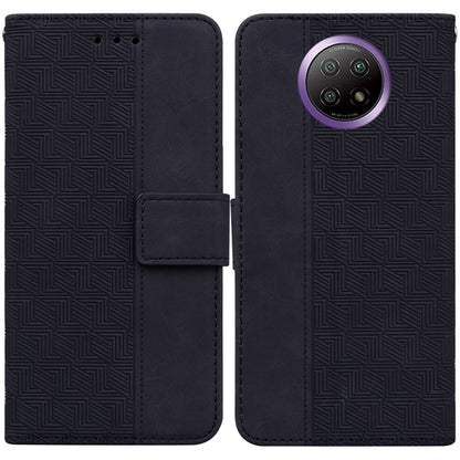 Geometric Embossed Leather Phone Case, For Xiaomi Redmi Note 9T / Note 9 5G, For Xiaomi Redmi Note 10 4G / Note 10S, For Xiaomi Redmi 8 / 8A, For Xiaomi Redmi 9 / 9 Prime / Poco M2