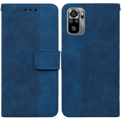 Geometric Embossed Leather Phone Case, For Xiaomi Redmi Note 9T / Note 9 5G, For Xiaomi Redmi Note 10 4G / Note 10S, For Xiaomi Redmi 8 / 8A, For Xiaomi Redmi 9 / 9 Prime / Poco M2