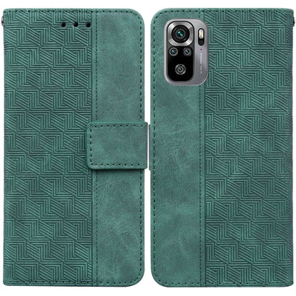 Geometric Embossed Leather Phone Case, For Xiaomi Redmi Note 9T / Note 9 5G, For Xiaomi Redmi Note 10 4G / Note 10S, For Xiaomi Redmi 8 / 8A, For Xiaomi Redmi 9 / 9 Prime / Poco M2