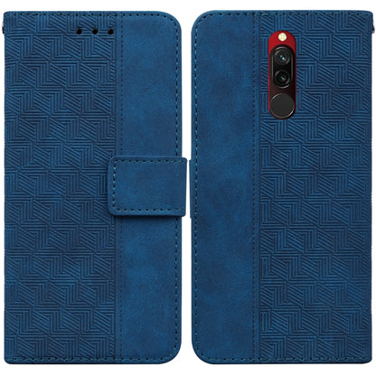 Geometric Embossed Leather Phone Case, For Xiaomi Redmi Note 9T / Note 9 5G, For Xiaomi Redmi Note 10 4G / Note 10S, For Xiaomi Redmi 8 / 8A, For Xiaomi Redmi 9 / 9 Prime / Poco M2