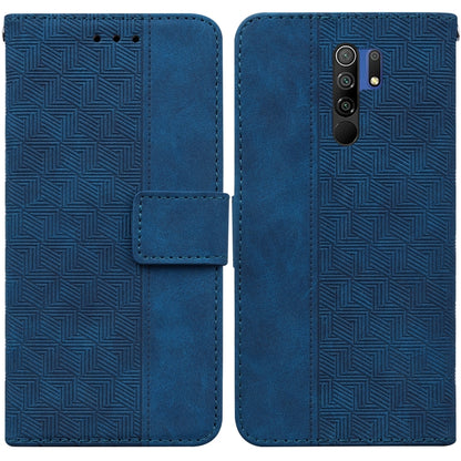 Geometric Embossed Leather Phone Case, For Xiaomi Redmi Note 9T / Note 9 5G, For Xiaomi Redmi Note 10 4G / Note 10S, For Xiaomi Redmi 8 / 8A, For Xiaomi Redmi 9 / 9 Prime / Poco M2