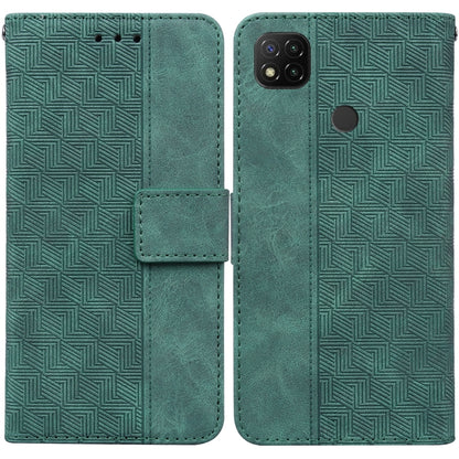 Geometric Embossed Leather Phone Case, For Xiaomi Redmi 9A, For Xiaomi Redmi 9C, For Xiaomi Redmi 10 / 10 Prime, For Xiaomi Redmi K40 / K40 Pro / Mi 11i