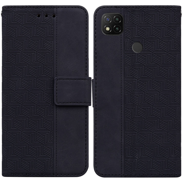 Geometric Embossed Leather Phone Case, For Xiaomi Redmi 9A, For Xiaomi Redmi 9C, For Xiaomi Redmi 10 / 10 Prime, For Xiaomi Redmi K40 / K40 Pro / Mi 11i