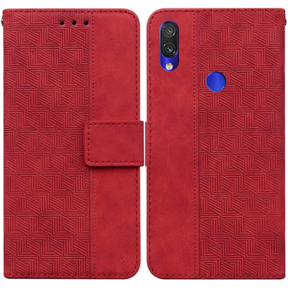 Geometric Embossed Leather Phone Case, For Xiaomi Redmi K50 / K50 Pro, For Xiaomi Redmi Note 7S / Note 7, For Xiaomi Redmi Note 8, For Xiaomi Redmi Note 8 Pro