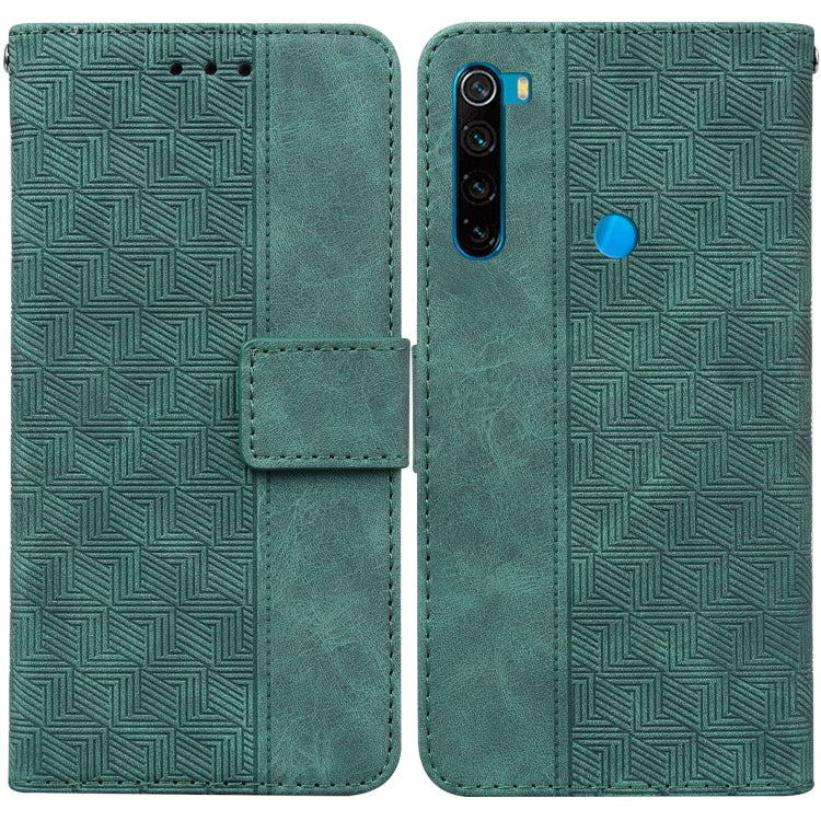 Geometric Embossed Leather Phone Case, For Xiaomi Redmi K50 / K50 Pro, For Xiaomi Redmi Note 7S / Note 7, For Xiaomi Redmi Note 8, For Xiaomi Redmi Note 8 Pro